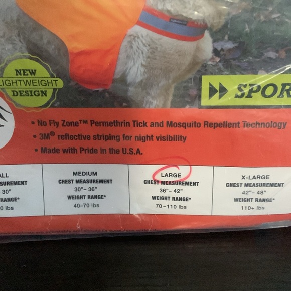 Dog Safety Vest (also repels ticks & mosquitoes) - Picture 4 of 12